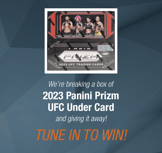 Dave & Adam's The Chase | We're breaking a box of 2023 Panini Prizm UFC Under Card and giving it away! Tune in to win!