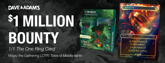 Dave & Adam's $1 MILLION BOUNTY | 1/1 The One Ring Card | Magic the Gathering LOTR: Tales of Middle-earth