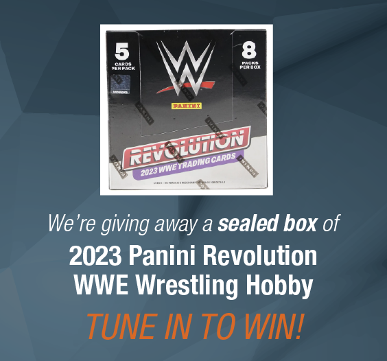 Dave & Adam's The Chase | We're giving away a sealed box of 2023 Panini Revolution WWE Wrestling Hobby! Tune in to win!