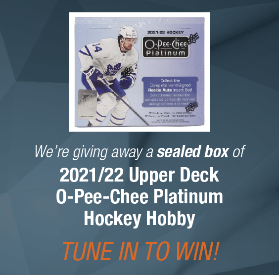 Dave & Adam's The Chase | We're giving away a sealed box of 2021/22 Upper Deck O-Pee-Chee Platinum Hockey Hobby! Tune in to win!