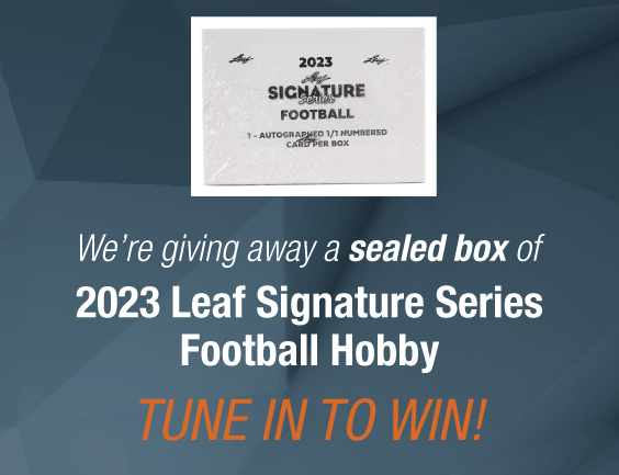 Dave & Adam's The Chase | We're giving away a sealed box of 2023 Leaf Signature Series Football! Tune in to win!