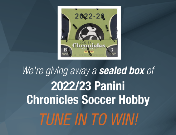 Dave & Adam's The Chase | We're giving away a sealed box of 2022/23 Panini Chronicles Soccer Hobby! Tune in to win!