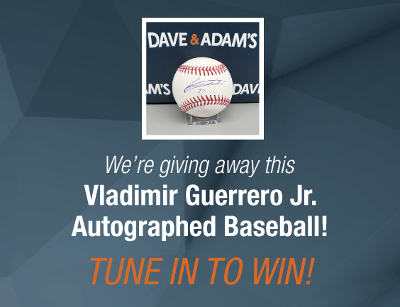 Dave & Adam's The Chase | We're giving away this Vladimir Guerrero Jr. Autographed Baseball! Tune in to win!