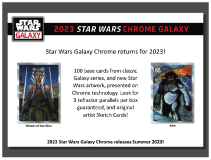 2023 Topps Star Wars Chrome Galaxy Hobby 12-Box Case Break
