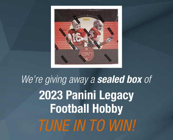 Dave & Adam's The Chase | We're giving away a sealed box of 2023 Panini Legacy Football Hobby! Tune in to win!