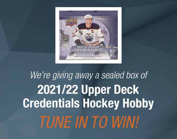 Dave & Adam's The Chase | We're giving away a sealed box of 2021/22 Upper Deck Credentials Hockey Hobby! Tune in to win!