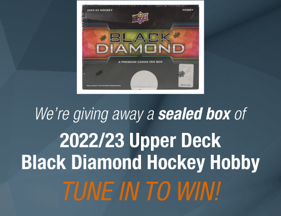 Dave & Adam's The Chase | We're giving away a sealed box of 2022/23 Upper Deck Black Diamond Hockey Hobby! Tune in to win!