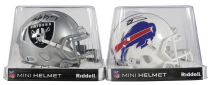 PLUS - We're Giving Away Two Autographed Mini-Helmets! | Bo Jackson Autographed Raiders Mini Helmet & Stefon Diggs Autographed Bills Mini Helmet