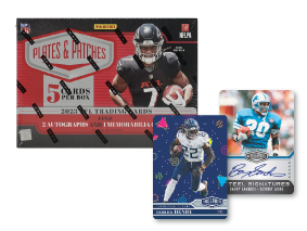 HIGH RISK! 2023 Panini Plates and Patches Football Hobby Box