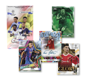 2021/22 Topps UEFA Champions League Chrome Soccer Hobby Lite Box