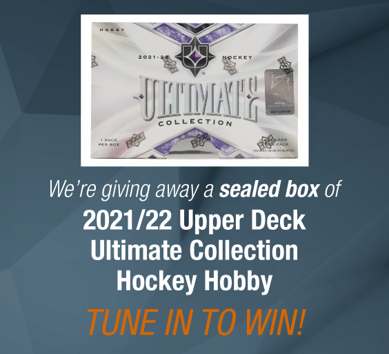 Dave & Adam's The Chase | We're giving away a sealed box of 2021/22 Upper Deck Ultimate Collection Hockey Hobby! Tune in to win!