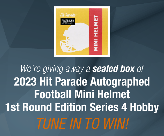 Dave & Adam's The Chase | We're giving away a sealed box of 2023 Hit Parade Autographed Football Mini Helmet 1st Round Edition Series 4 Hobby! Tune in to win!