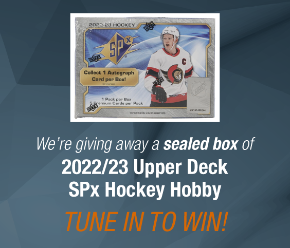 Dave & Adam's The Chase | We're giving away a sealed box of 2022/23 Upper Deck SPx Hockey Hobby! Tune in to win!