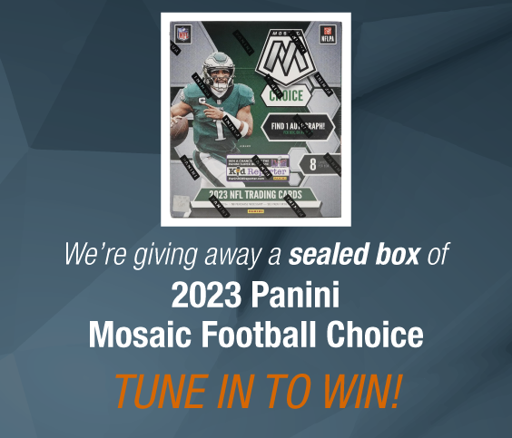 Dave & Adam's The Chase | We're giving away a sealed box of 2023 Panini Mosaic Football Choice! Tune in to win!