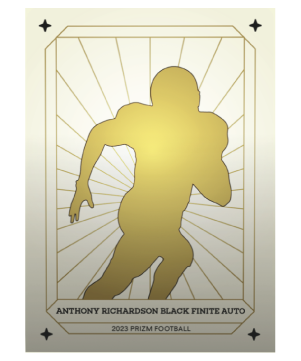 Anthony Richardson Black Finite Autograph