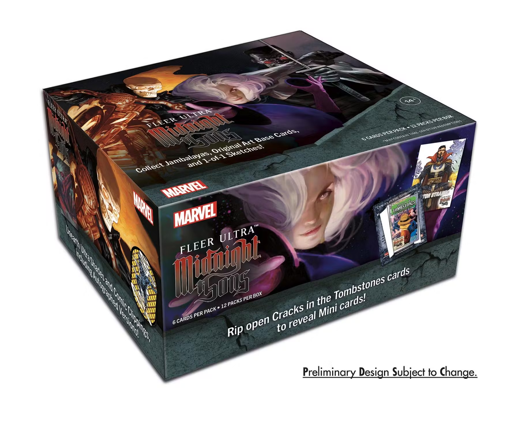 Marvel Fleer Ultra Midnight Sons Trading Cards Hobby Box (Upper Deck 2023)