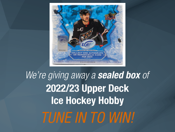 Dave & Adam's The Chase | We're giving away a sealed box of 2022/23 Upper Deck Ice Hockey Hobby! Tune in to win!