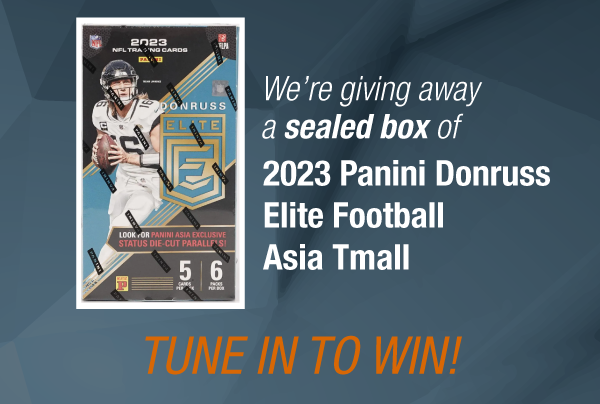 Dave & Adam's The Chase | We're giving away a sealed box of 2023 Panini Donruss Elite Football Asia Tmall! Tune in to win!