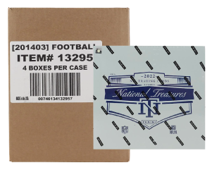 2022 Panini National Treasures Football Hobby 4-Box Case