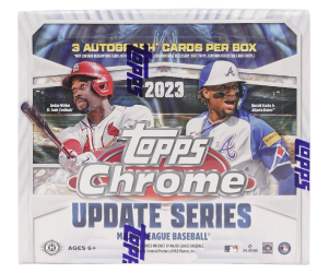 2023 Topps Chrome Update Series Baseball Hobby Jumbo Box