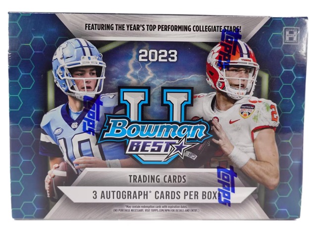 2023 Bowman University Best Football Breakers Delight 10-Box Case - 10 Spot Random Box Break #5