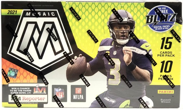 2021 Panini Mosaic Football Hobby Box - 10-Spot Random Pack Break #2