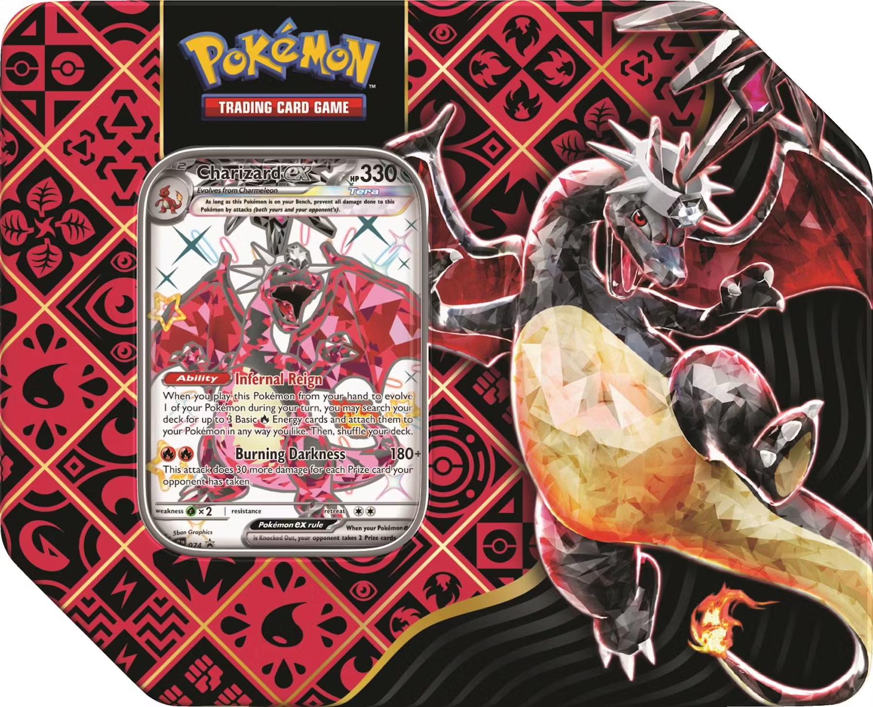 Pokemon Scarlet & Violet: Paldean Fates 6-Tin Case