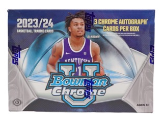 2023/24 Bowman University Chrome Basketball Breakers Delight 12-Box Case - 12 Spot Random Box Break