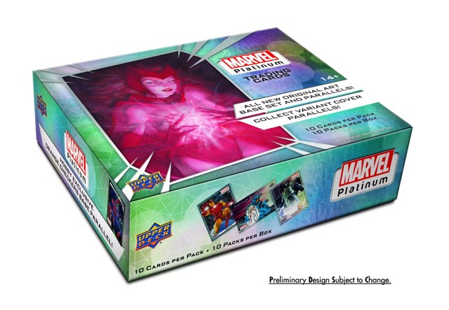 Marvel Platinum Trading Cards Hobby Box