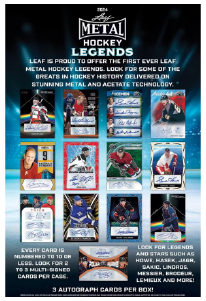 2023/24 Leaf Metal Legends Hockey Hobby Box