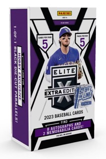 2023 Panini Elite Extra Edition Baseball 1st Off The Line FOTL Box