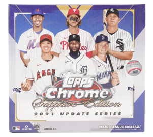 2021 Topps Chrome Update Sapphire Edition Baseball Hobby Box