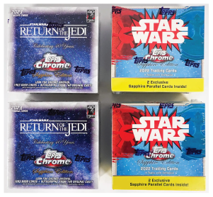 2023 Topps Star Wars Return of the Jedi & 2022 Star Wars Chrome Sapphire 4-Box Break