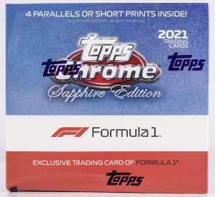 2021 Topps Chrome F1 Formula 1 Sapphire Edition Racing Hobby Box