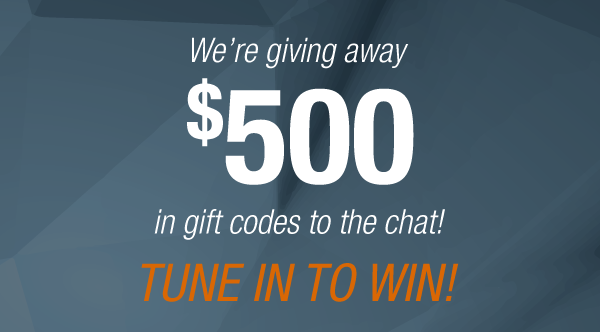 Dave & Adam's The Chase | We're giving away $500 in gift codes to the chat! Tune in to win!