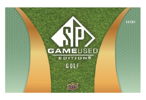 2024 Upper Deck SP Game Used Golf Hobby Box