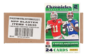 2023 Panini Chronicles Draft Football 6-Pack Blaster 20-Box Case