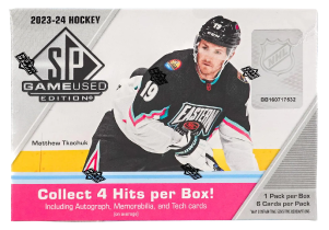 2023/24 Upper Deck SP Game Used Hockey Hobby Box