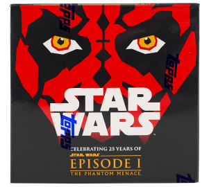 Star Wars: The Phantom Menace Chrome Sapphire Edition Hobby Box