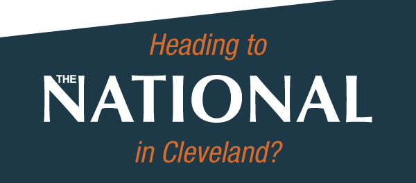 Heading to The National in Cleveland?