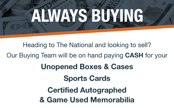 Looking to sell your unopened boxes and cases?