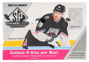 2023/24 Upper Deck SP Game Used Hockey Hobby Box