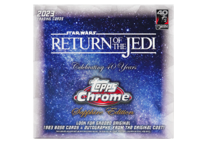 2023 Topps Star Wars: Return of the Jedi Chrome Sapphire Edition 7 Case (UNSEALED) - 70-Spot Random Box Break