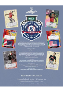 2023 Leaf Perfect Game All-American Classic Baseball Hobby Box