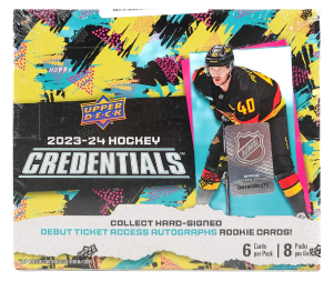 2023/24 Upper Deck Credentials Hockey Hobby Box