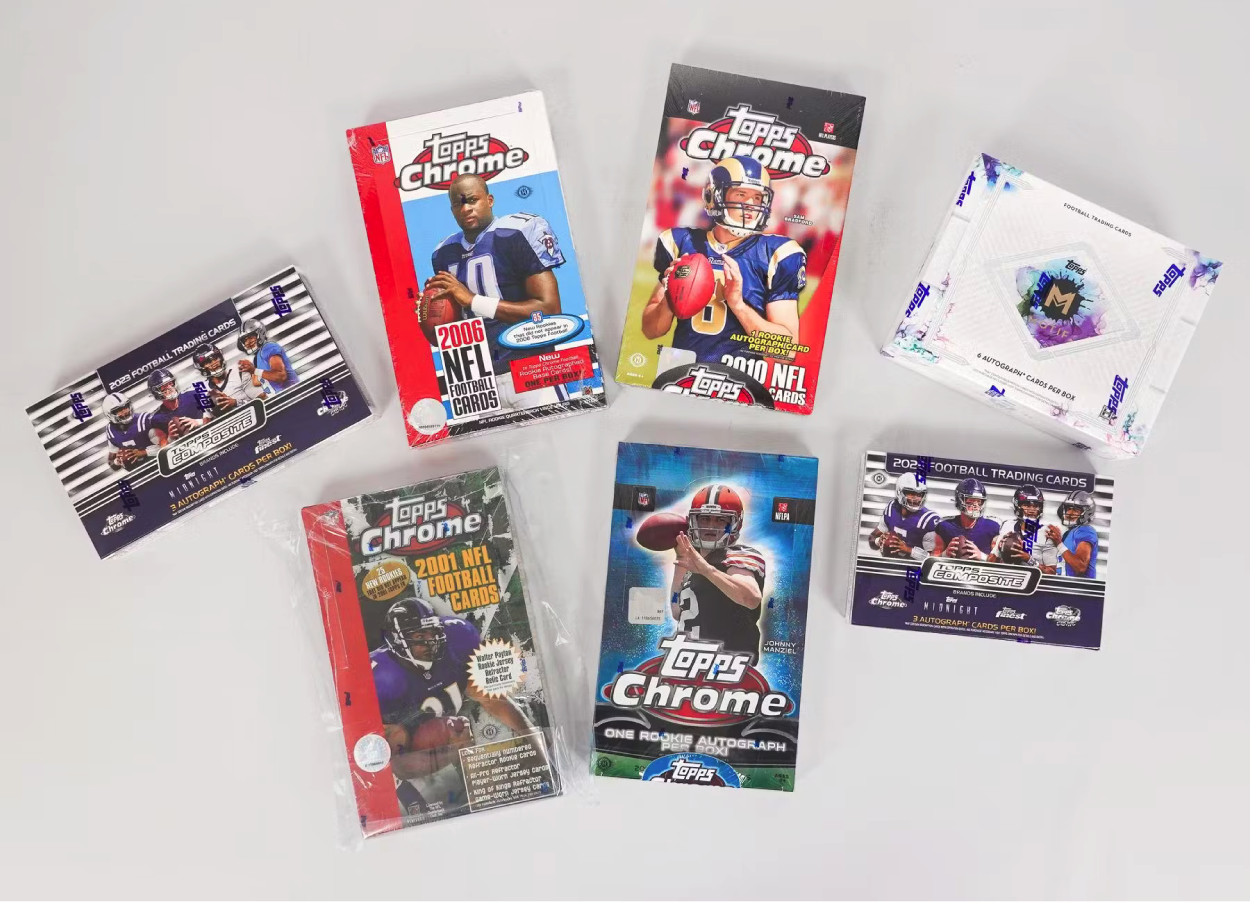 Topps Football "Through the Years" 7 Box Mixer Break