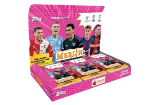 2023/24 Topps Chrome Merlin UEFA Club Competitions Soccer Hobby Box