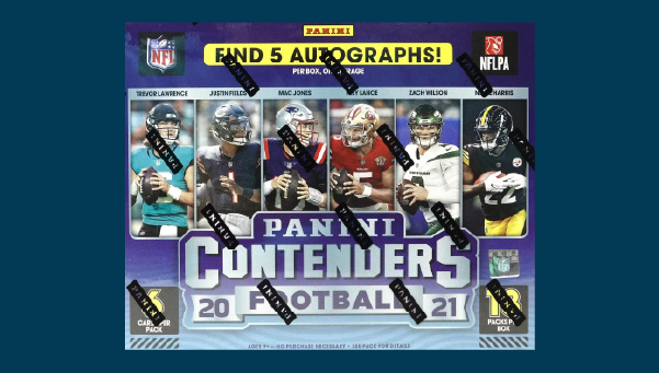 2021 Panini Contenders Football 1st Off The Line FOTL Hobby Box