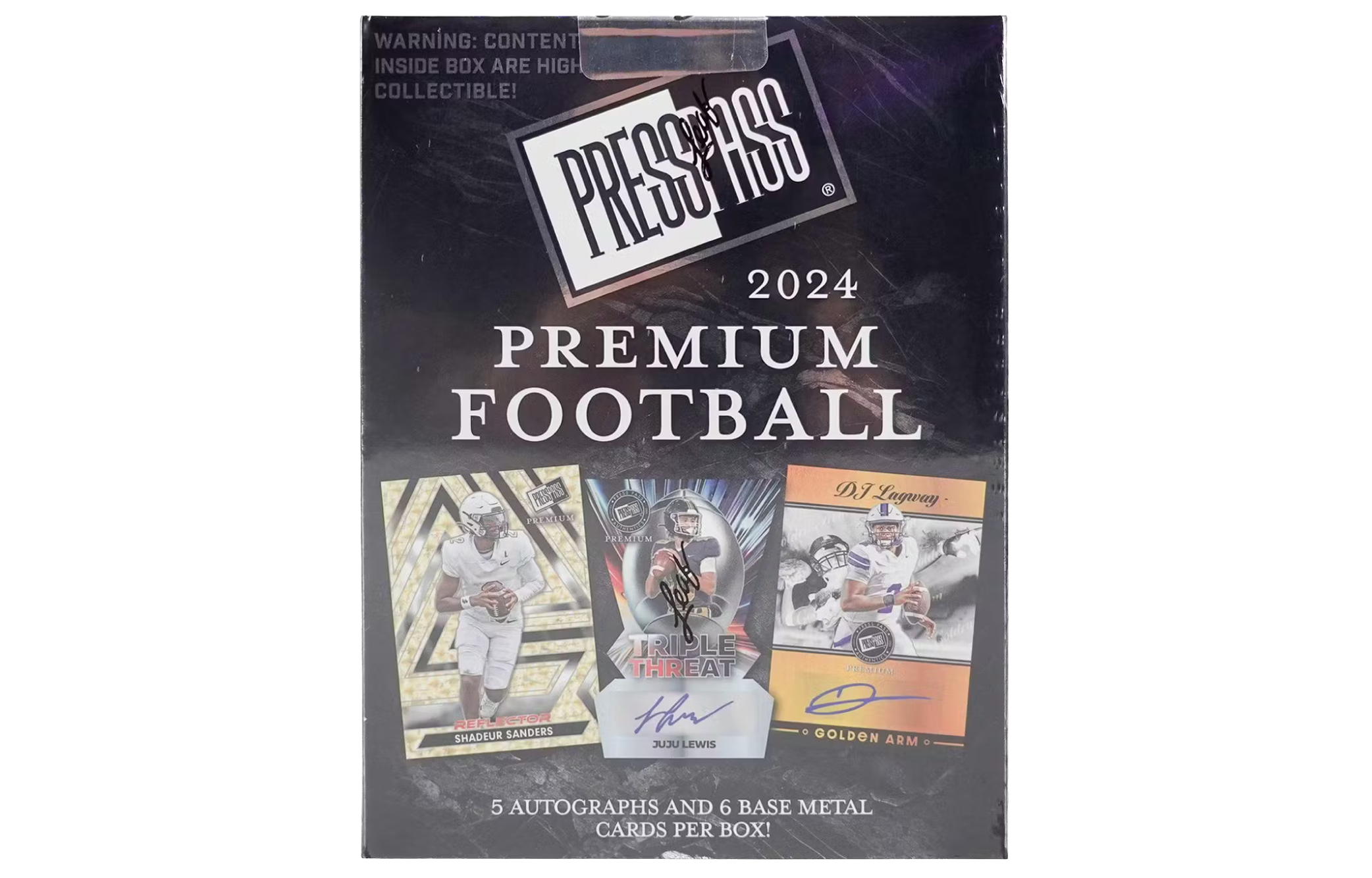 2024 Leaf Press Pass Premium Football Hobby Box