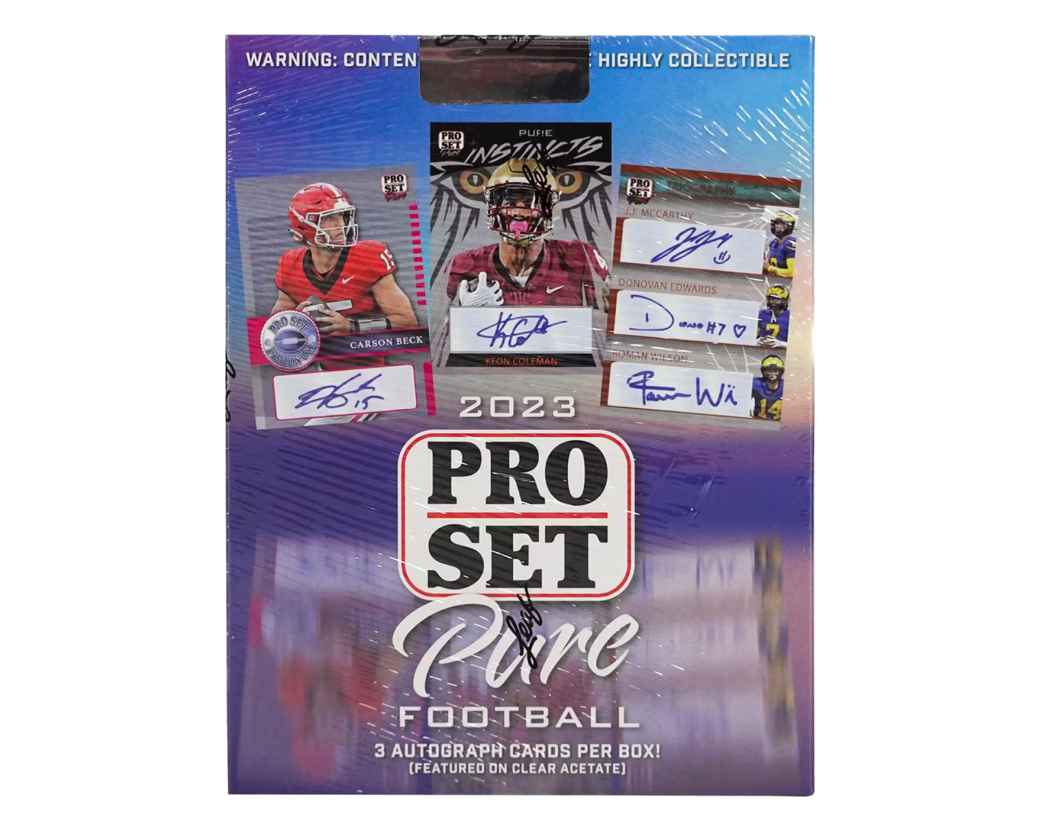 2023 Leaf Pro Set Pure Football Hobby Box